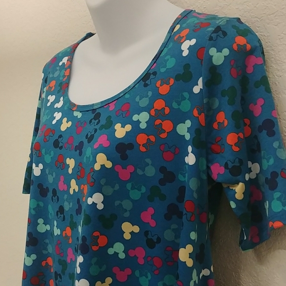 LLR Disney Turquoise Printed Perfect T Tunic Top-#0260 - Picture 3 of 13